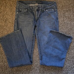 Refuge Blue Flare & Wide Leg Jeans